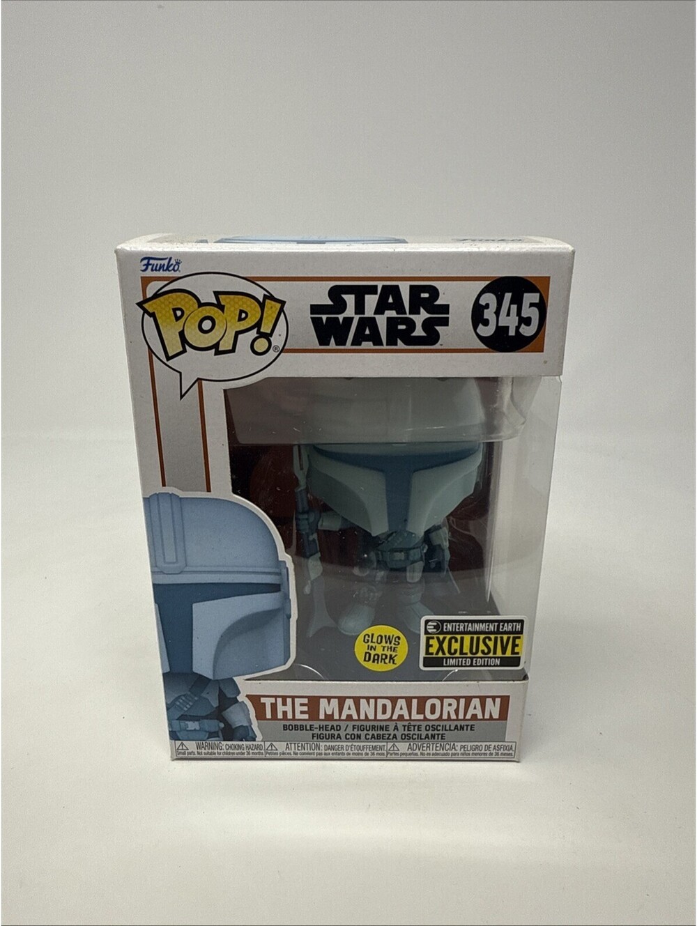 Funko Pop! Vinyl: Star Wars - The Mandalorian (Glow) - Entertainment Earth...